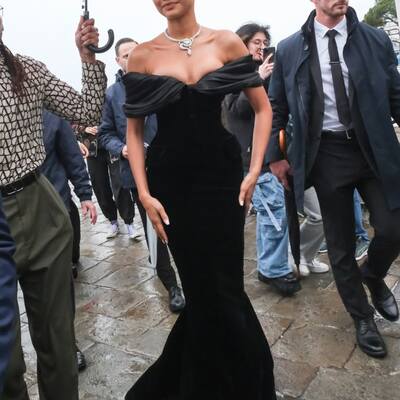 Elegant black sheath prom dress formal dress evening gowns - Thumbnail 4