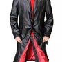 Men’s Blade Trinity-Inspired Black Leather Trench Coat – Stylish Long Coat Featuring Wesley Snipes' Iconic Look-1