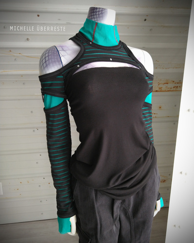 Oscilator shrug - teal