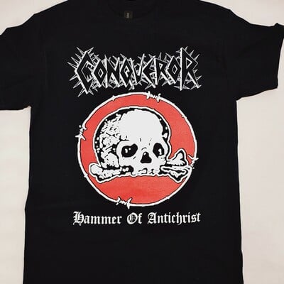 Conqueror 'hammer of antichrist' t-shirt