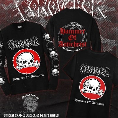 Conqueror 'hammer of antichrist' t-shirt