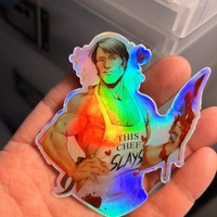 This Chef SLAYS 3" holographic decal - Thumbnail 1