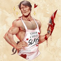 This Chef SLAYS 3" holographic decal - Thumbnail 4