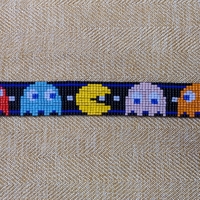 Pixel Bracelet - Puck Man & Ghosts - Thumbnail 1