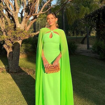 Elegant green sheath prom dress evening formal gowns