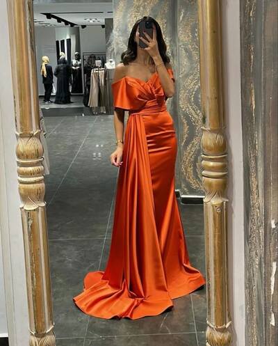 Elegant Red Sheath Prom Dress Formal Dress Evening Gowns