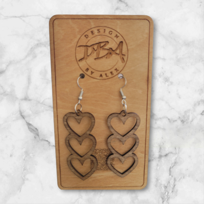 Hart shape earrings 