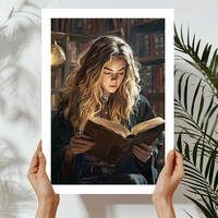 Hermoine Grainger Art Print - Thumbnail 1