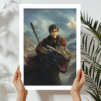 Harry Potter Dragon Art Print - Thumbnail 1