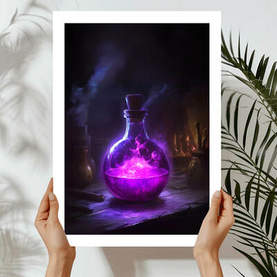 Magic potion art print
