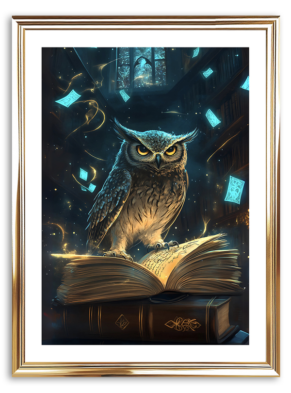 Wise Owl Art Print