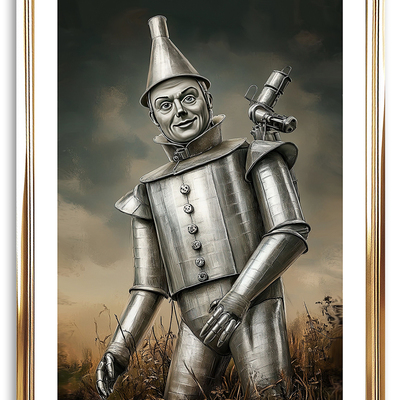 The tin man art print