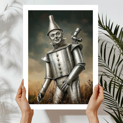 The tin man art print