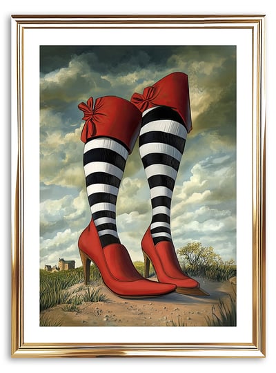 Witches Legs Art Print