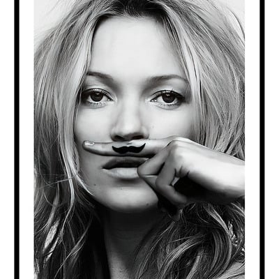 Kate moss, life is a joke poster