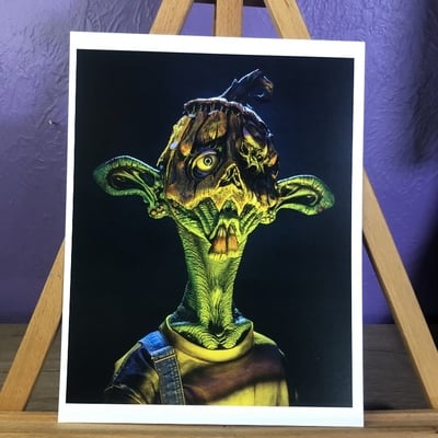 Pumpkin patch pete 8.5x11 art print