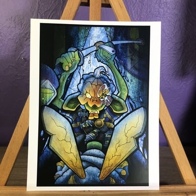 Comic pete 8.5x11 art print