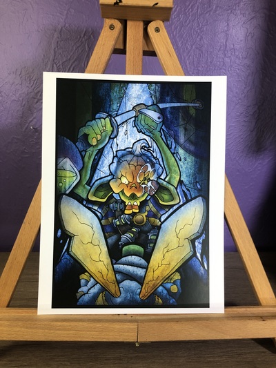Comic Pete 8.5x11 Art Print