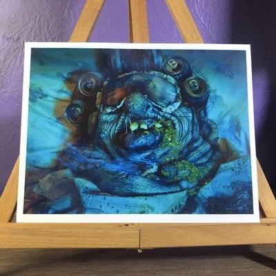 Beauty sleep 8.5x11 art print