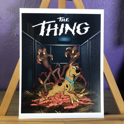 Scoob thing 8.5x11 art print
