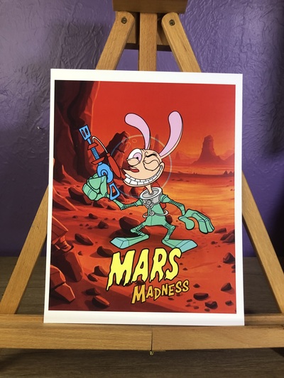 Mars Madness 8.5x11 Art Print