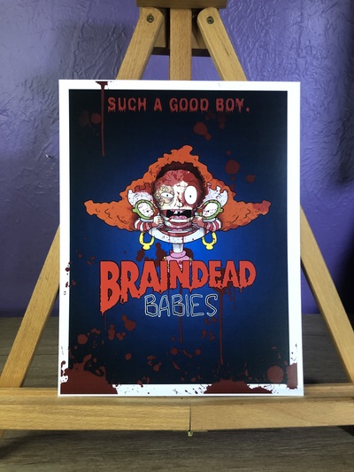 Braindead Babies 8.5x11 Art Print