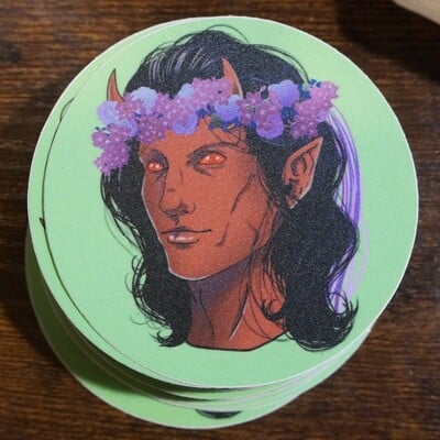 Soft party greg sticker