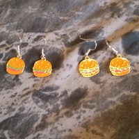 Burger Earrings  - Thumbnail 1