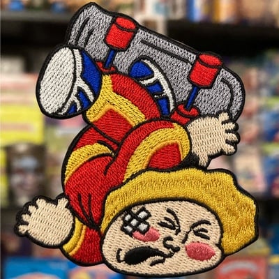 Garbage patch kids pat splat patch (iron-on)