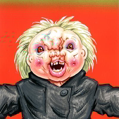 Fun hoss / ghastly gunther final art - horrorible kids - series 9 2025