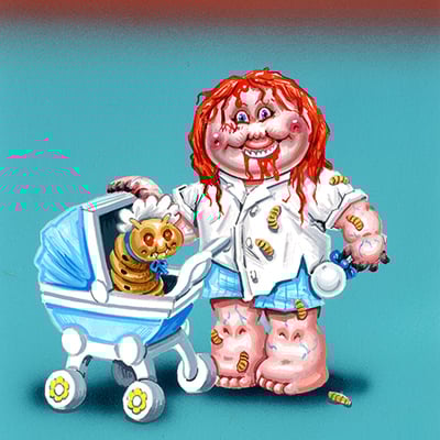 Evil dead riza / eve l. dead final art - horrorible kids - series 9 2025