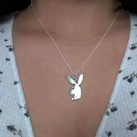 Free Shipping-PLAY BOY NECKLACE - Thumbnail 1