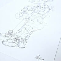 Sketch Drawing by Dhani Barragan "Deconstructed Burns"  - Thumbnail 3
