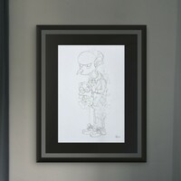 Sketch Drawing by Dhani Barragan "Deconstructed Burns"  - Thumbnail 5