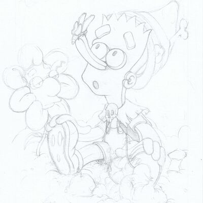 Sketch drawing by dhani barragan "barocchio ii" 