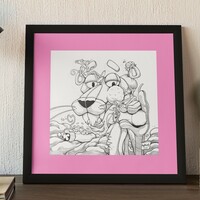 Sketch Drawing  by Dhani Barragan "Enjoying the Pink"  - Thumbnail 7