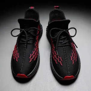 New Casual Sports Shoes Men'S Fashion All-Match Trendy Men'S Shoes Fish Scale Trendy Shoes
