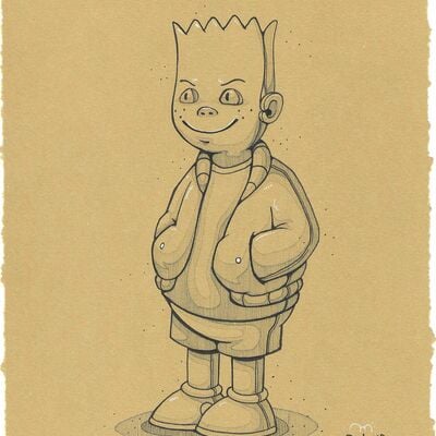 Drawing by dhani barragan "deconstructed pop fusion #4"