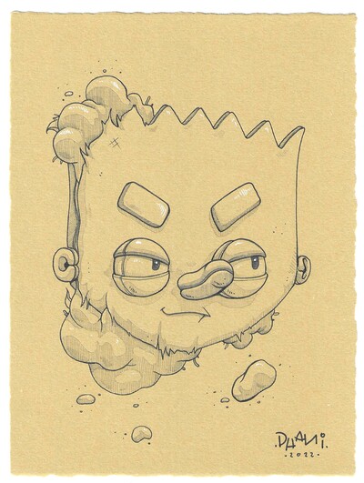 Drawing by Dhani Barragan "Deconstructed Stewart" 