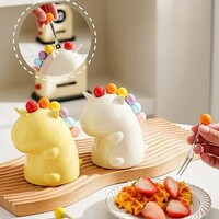 Cute Unicorn Stainless Steel Fruit Fork Suits - Thumbnail 2
