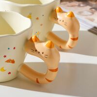 Lovely Cat Ceramic Mug - Thumbnail 5