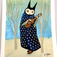 "Solstice" by Kristen Egan Hand-Embellished, Limited Edition Print from "Land of the Low Sun" - Thumbnail 3