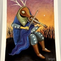 "Venus" by Kristen Egan Hand-Embellished, Limited Edition Print from "Land of the Low Sun" - Thumbnail 8