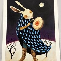 "Imbolc" by Kristen Egan Hand-Embellished, Limited Edition Print from "Land of the Low Sun" - Thumbnail 3