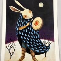 "Imbolc" by Kristen Egan Hand-Embellished, Limited Edition Print from "Land of the Low Sun" - Thumbnail 4