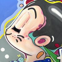 Painting by Maddalena (MAD) "Don´t turn your back at me"  - Thumbnail 1