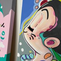 Painting by Maddalena (MAD) "Don´t turn your back at me"  - Thumbnail 4