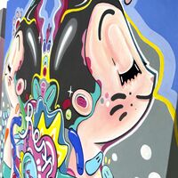 Painting by Maddalena (MAD) "Don´t turn your back at me"  - Thumbnail 2