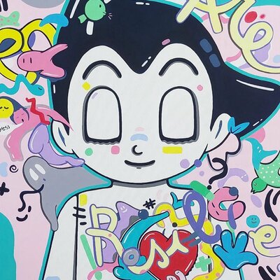 Painting by maddalena (mad) "no more pain" by maddalena (mad)  - Thumbnail 1