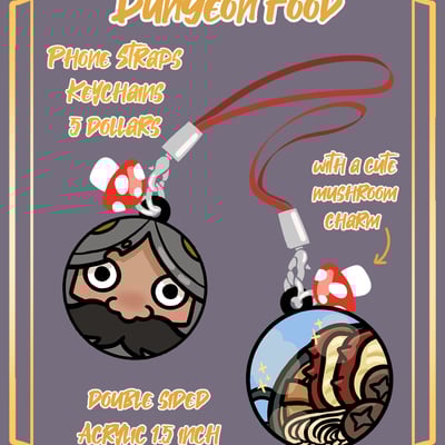 Dungeon food - phone straps - Thumbnail 2